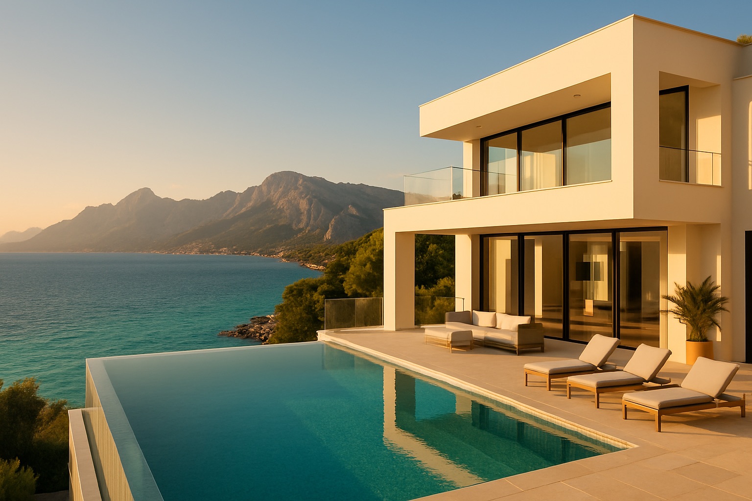 Villa with sea view in Antalya